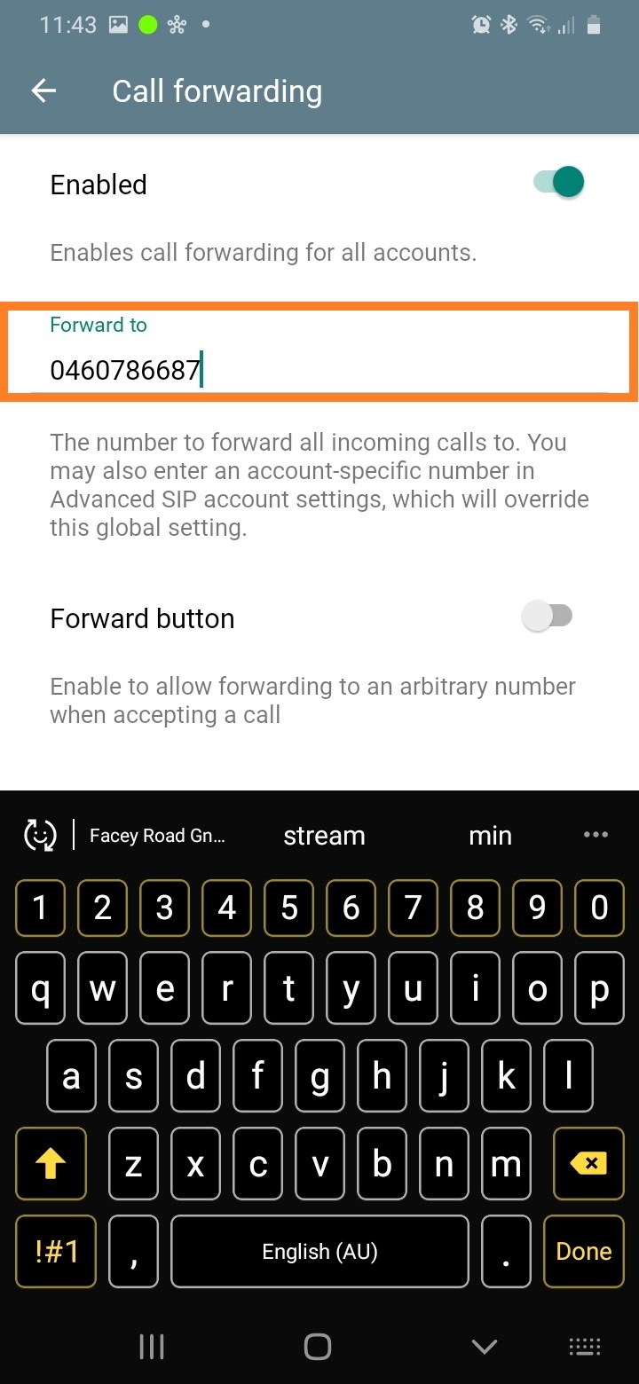 How To Enable Call Forwarding - Android | FibreMax